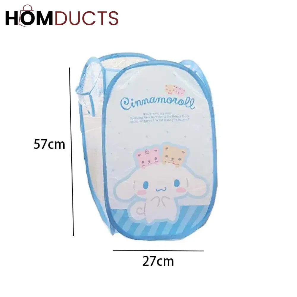 Printed Folding Laundry Basket