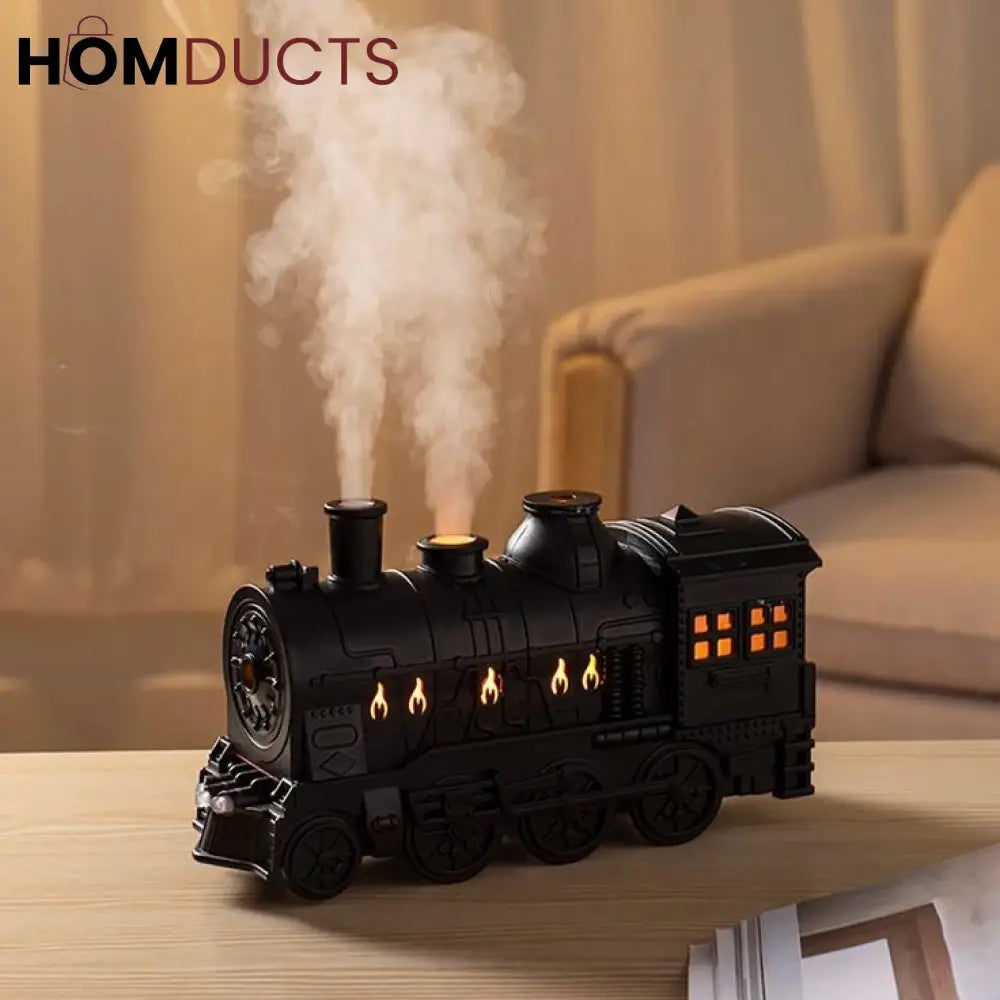 Retro Train Air Humidifier With Light - Image 1