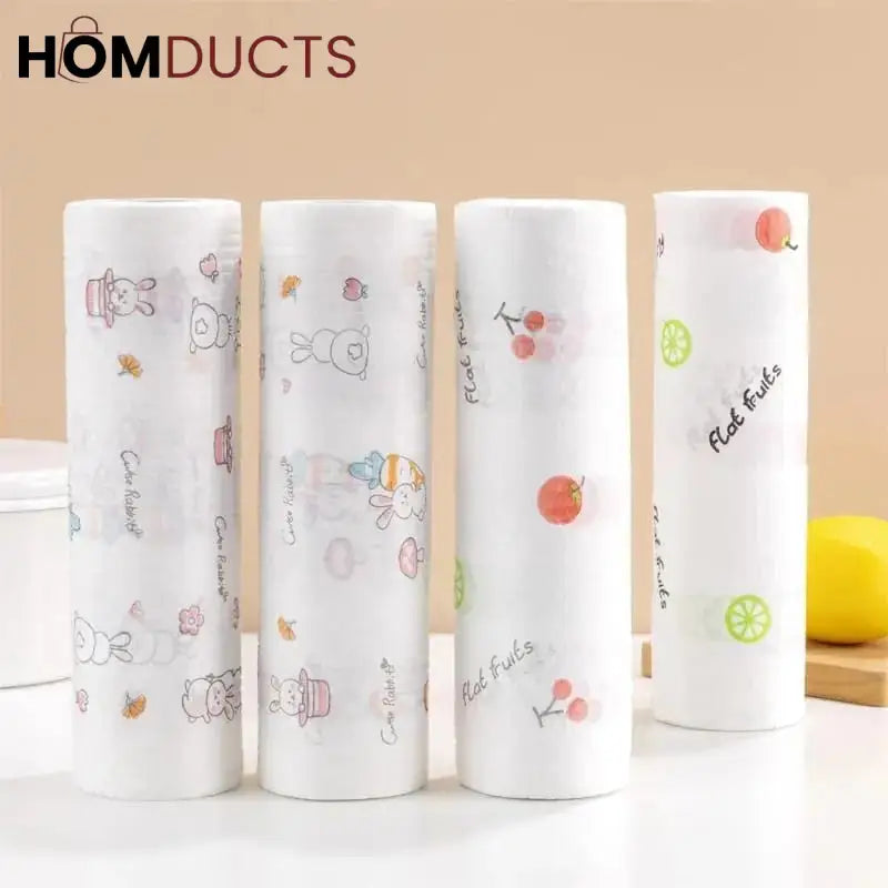 Reusable 50 Sheets Tissue Roll