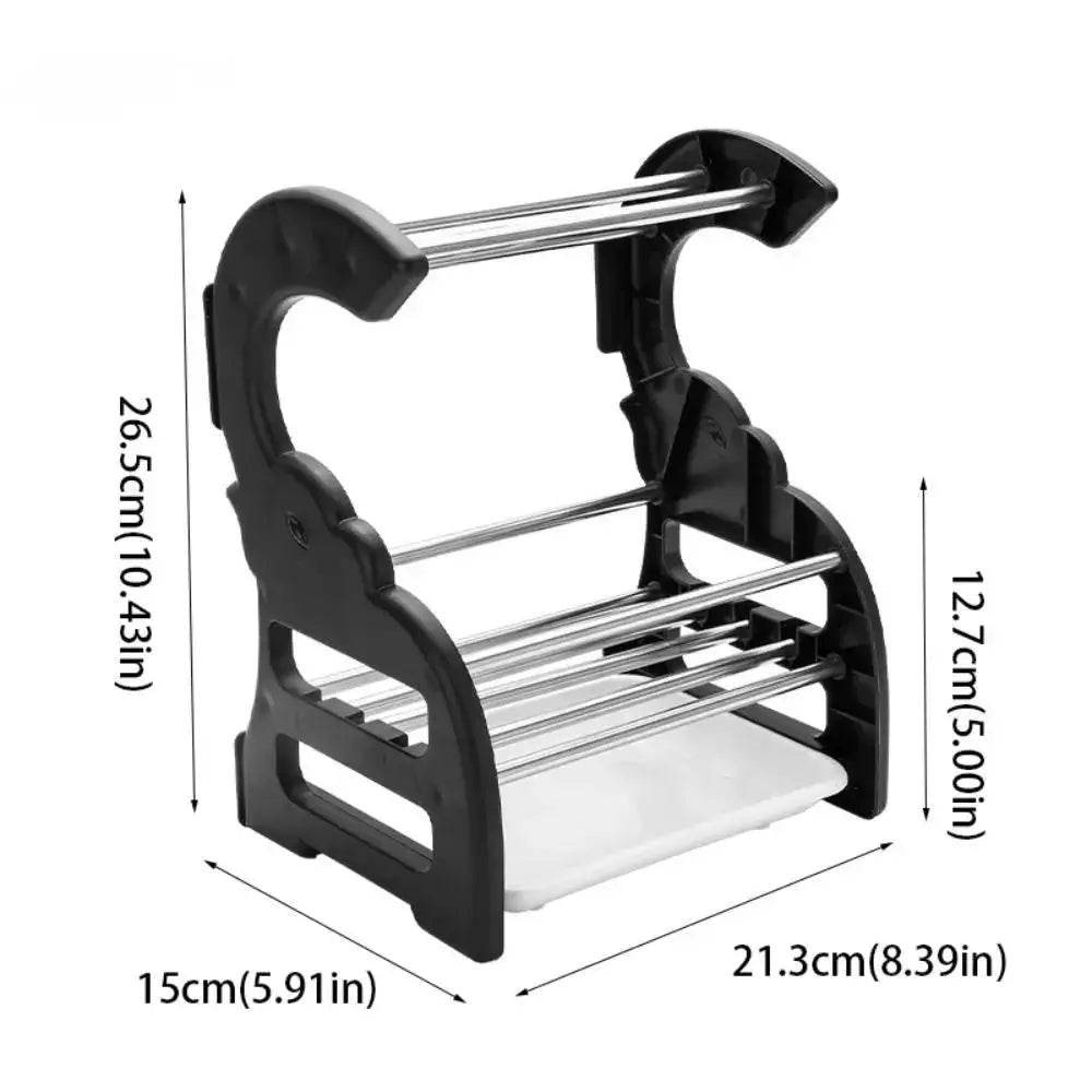 Rust-Proof Stainless Steel Sponge Holder for Kitchen Sink - Durable & Hygienic Storage