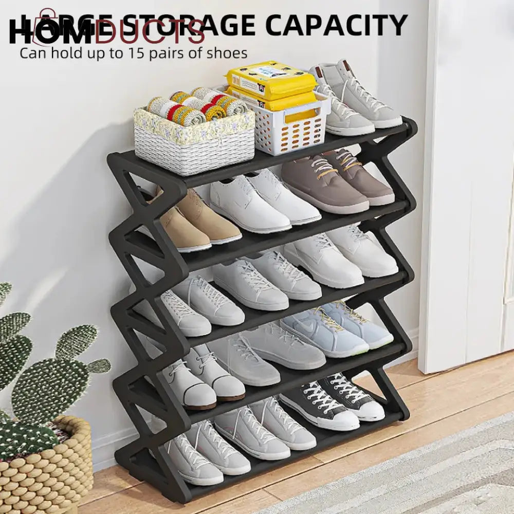 Simple Assembling Shoe Rack Homducts