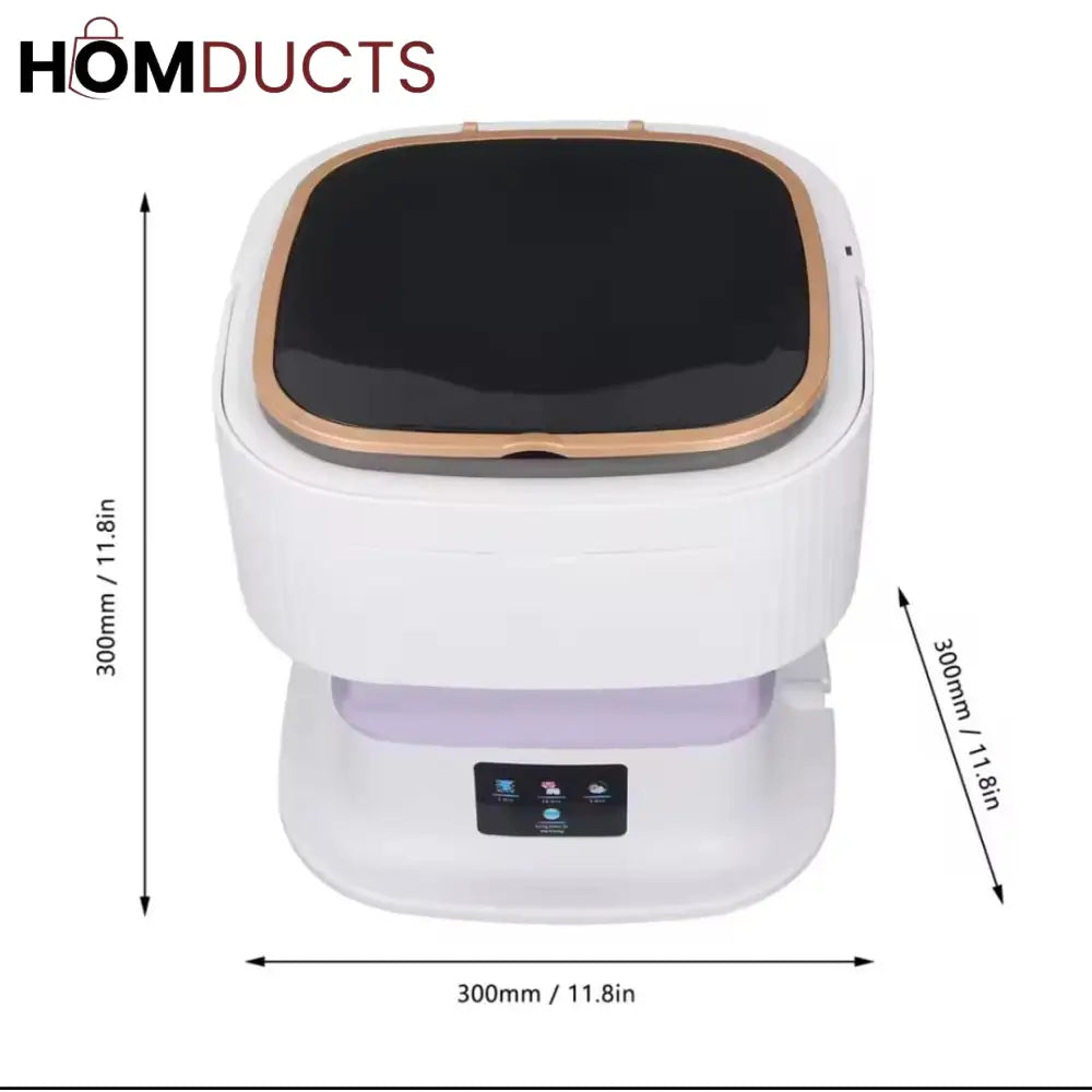 Smart Foldable Mini Washing Machine – Portable Collapsible Washer for Small Loads