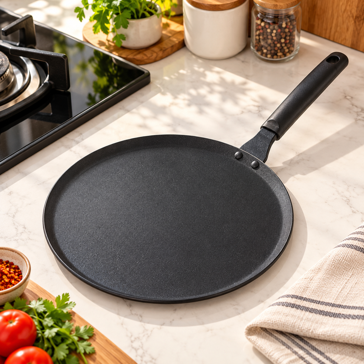 Sonex Solo 30cm die cast nonstick tawa