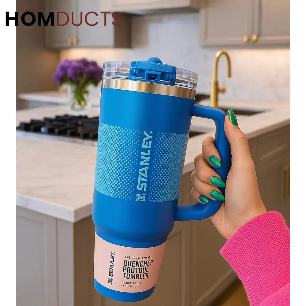 Stanley Quencher H2.0 FlowState™ Tumbler – Deep Ocean Blue | 40 oz