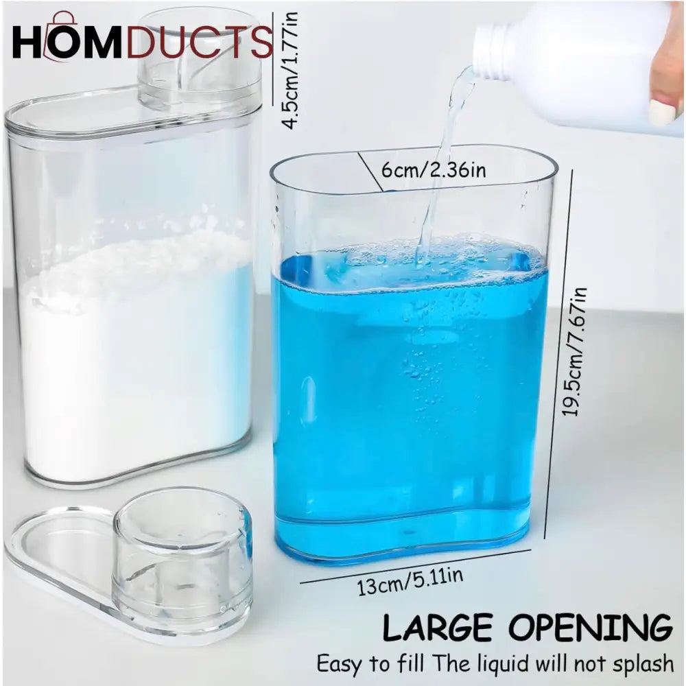 Transparent Airtight Kitchen Dispenser with Handle – 1PC Storage Container for Liquid & Dry Items