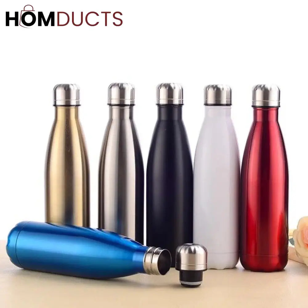 Vaccum Water Bottle Hot Cold – Homducts