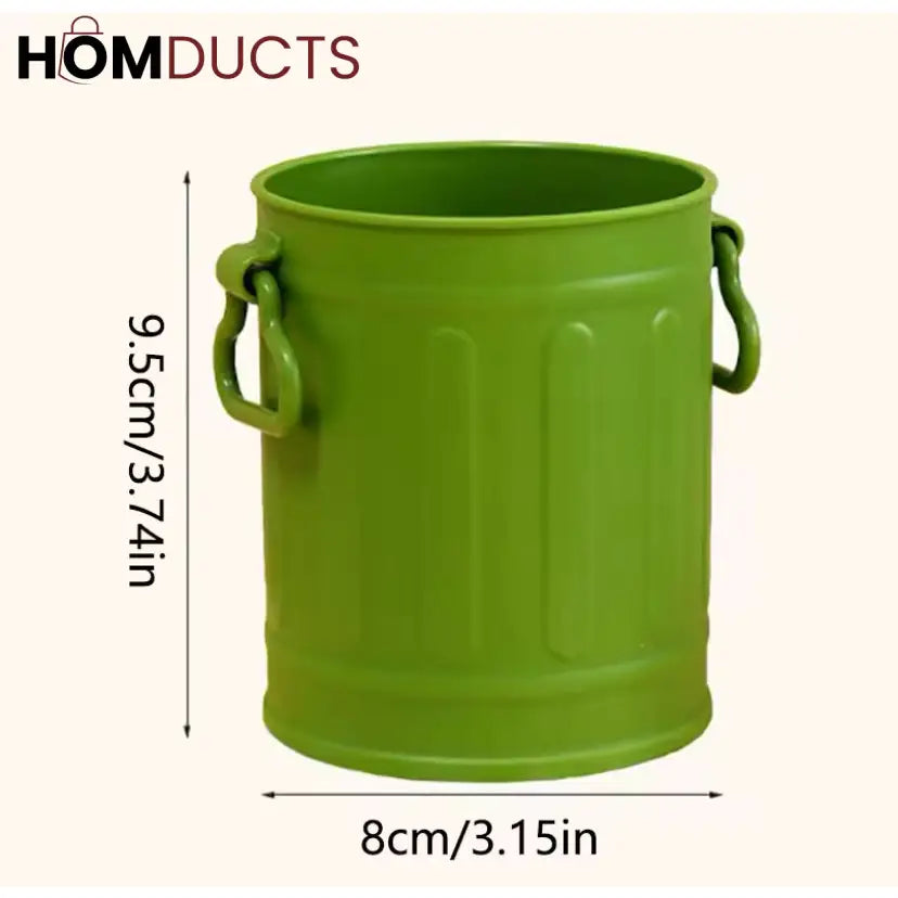 Vintage Charm Pen & Brush Holder: Retro Style Organizer for Desk & Vanity