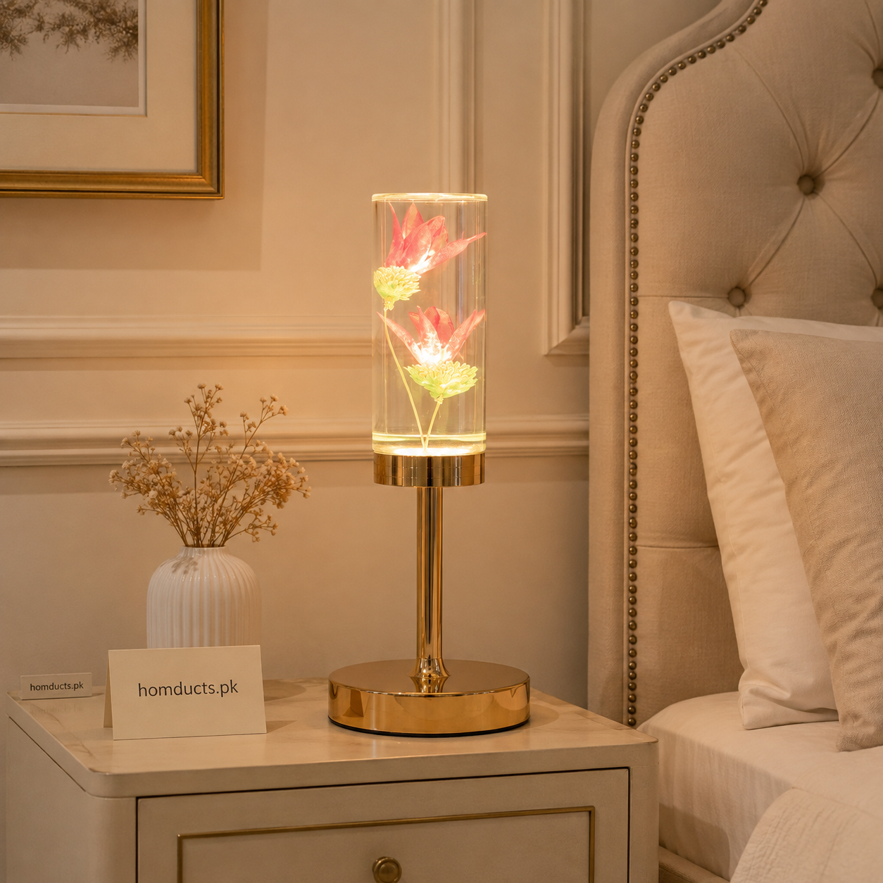 Decorative Metal Leaf LED Table Lamp