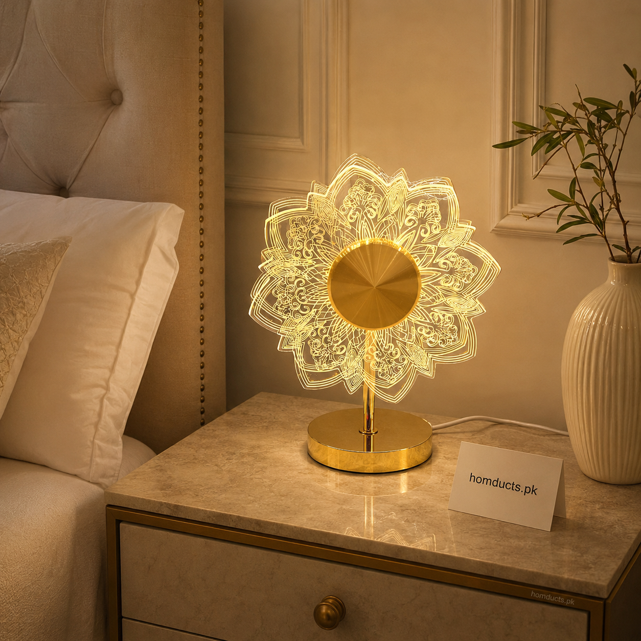 Floral Crystal LED Table Lamp AT-19