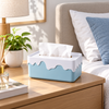 Ice Cream Drip Design Plastic Tissue Box – 19cm lifestyle