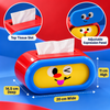 Adjustable Expression Cartoon Tissue Box – 20cm features