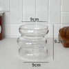 Bubble-Shaped Clear Glass Mug with Handle – Stylish Drinking Cup