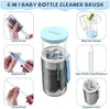Multi-Functional Baby Bottle Cleaner Kit – Bottle, Nipple & Straw Brushes