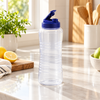 1.1L flip-top water bottle