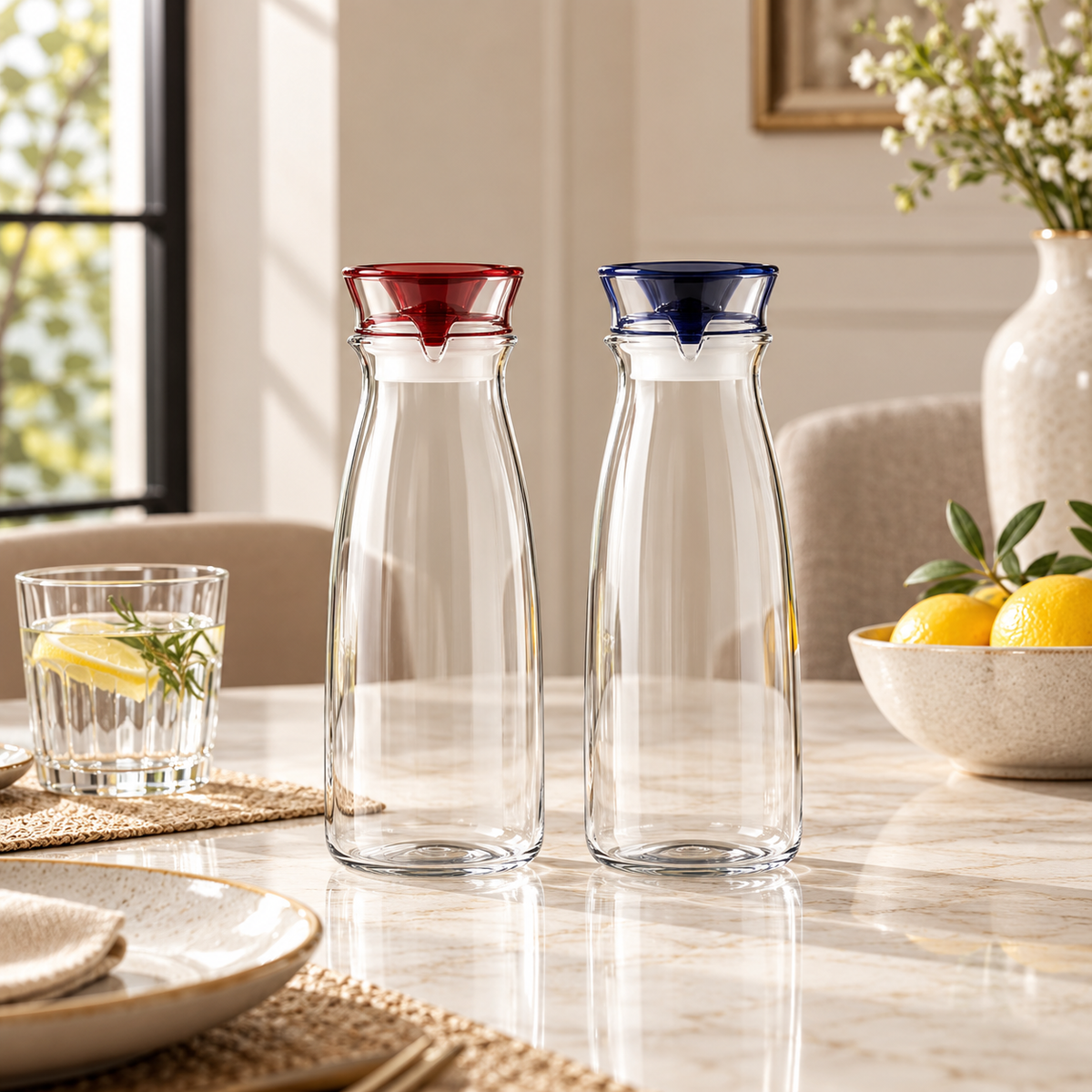 1.2L slim table water bottle