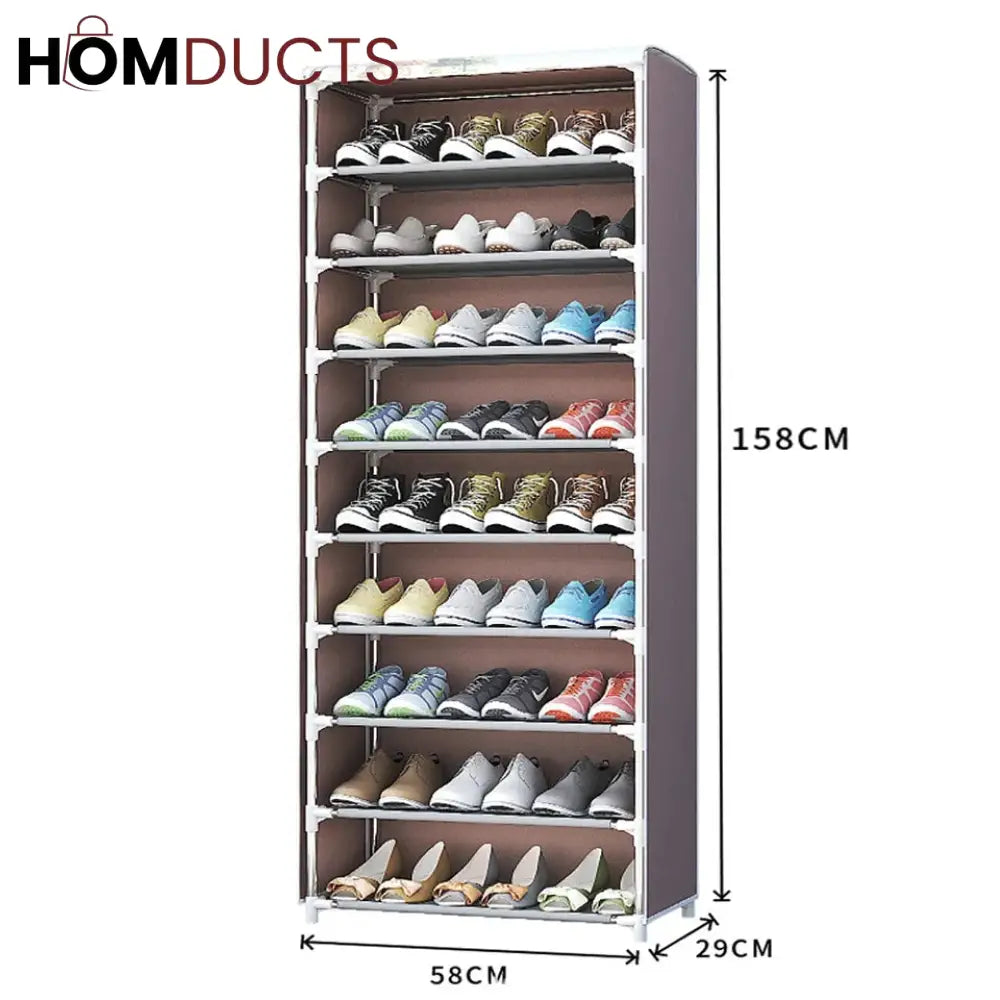 10 Layer Printed Shoe Rack