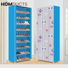 10 Layer Printed Shoe Rack