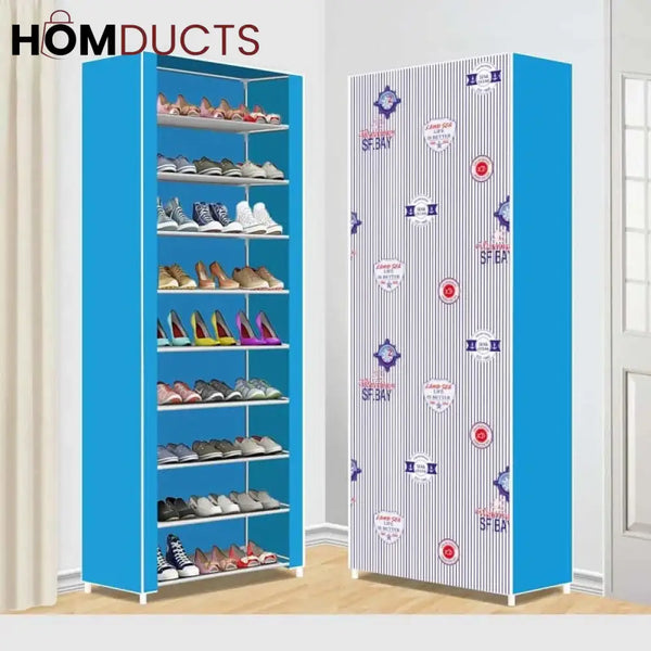 10 Layer Printed Shoe Rack