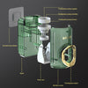 Luxury Automatic Toothpaste Dispenser – Wall Mounted Acrylic Brush Holder