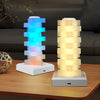 Luxury RGB Modular Ambient Desk Lamp – USB Rechargeable, Multi-Color Mood Light