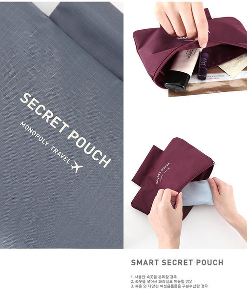 Travel Underwear and Bra Organizer Bag – Portable Lingerie Storage Pouch with Compartments for Socks, Panties, and Bras