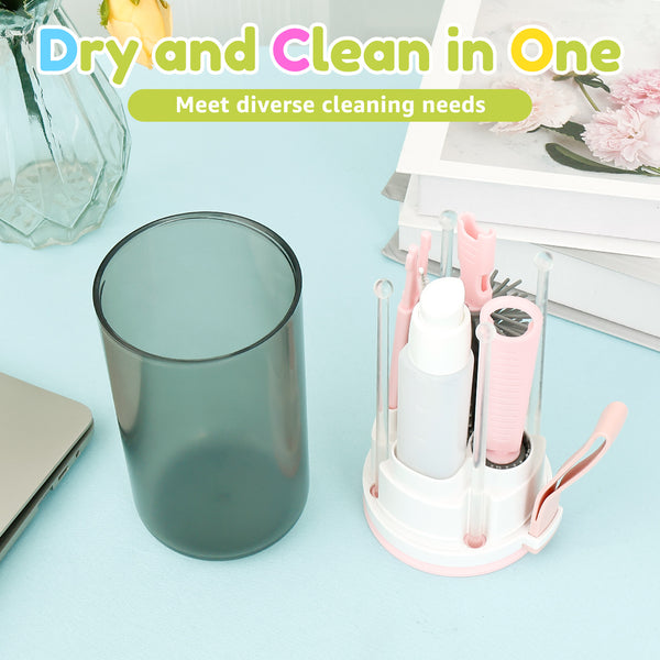 Multi-Functional Baby Bottle Cleaner Kit – Bottle, Nipple & Straw Brushes