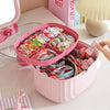 Cute Storage Box with Handle and Bow – Multi-Purpose Organizer Case for Kids Accessories, Toys & Hair Clips