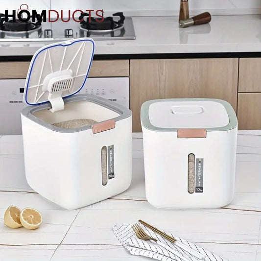 10Kg Kitchen Moisture Proof Rice And Flour Container