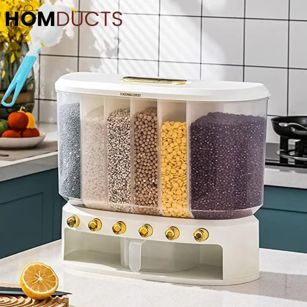 10Kg Wall Mounted Sealed Luxury Rice And Lentils Dispenser