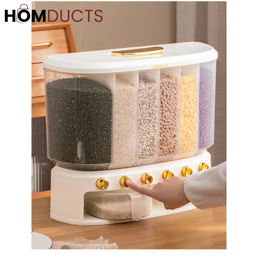 10Kg Wall Mounted Sealed Luxury Rice And Lentils Dispenser