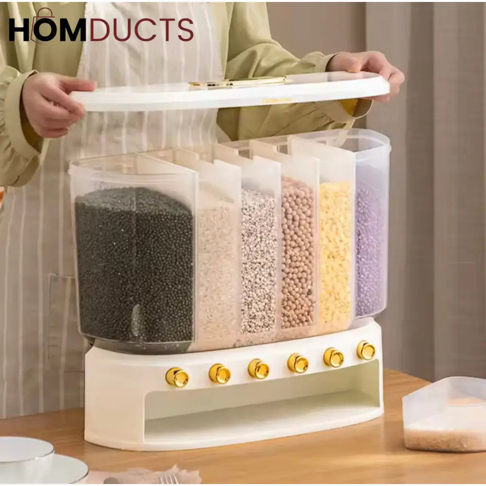 10Kg Wall Mounted Sealed Luxury Rice And Lentils Dispenser