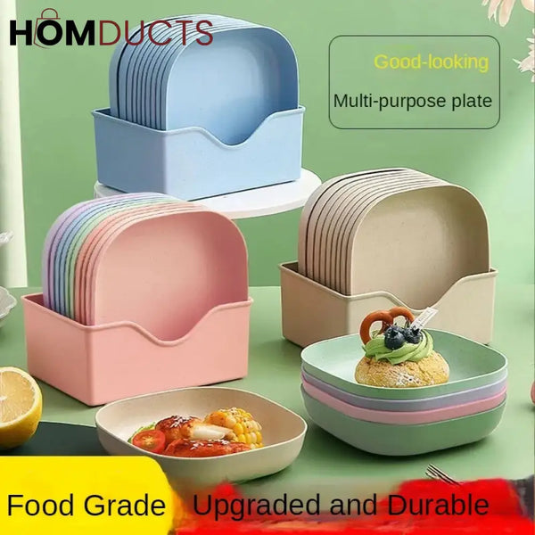 10Pcs Creative Plate Set