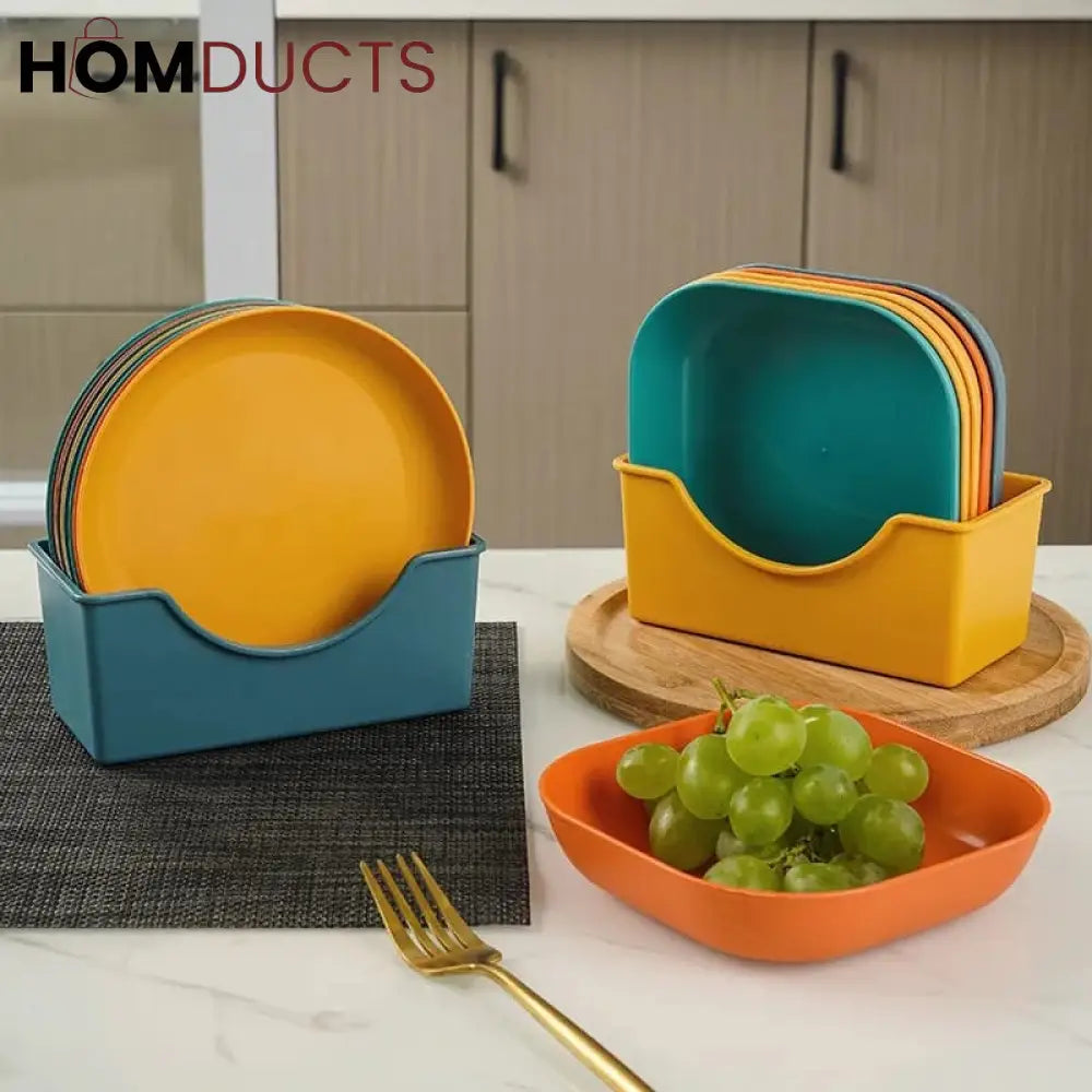 10Pcs Creative Plate Set