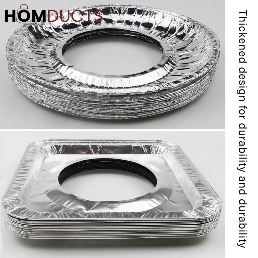 10Pcs Disposable Aluminium Stove Protector