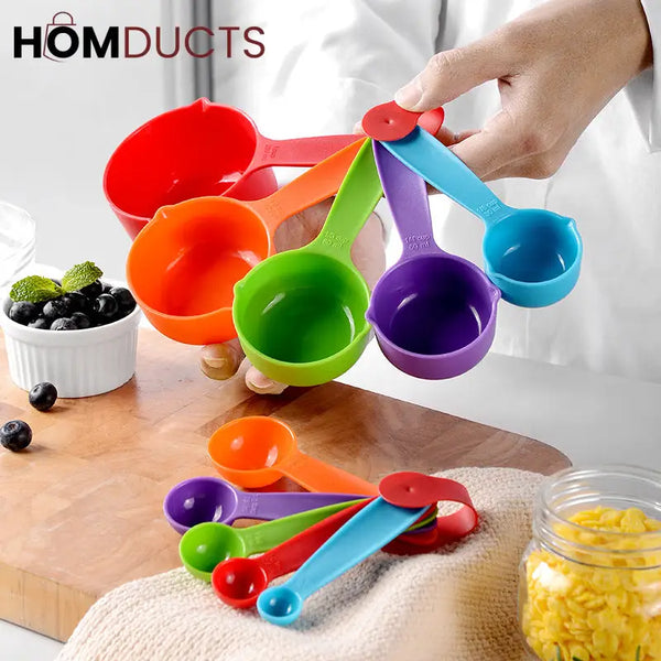 10Pcs Measuring Cup And Spoon Set