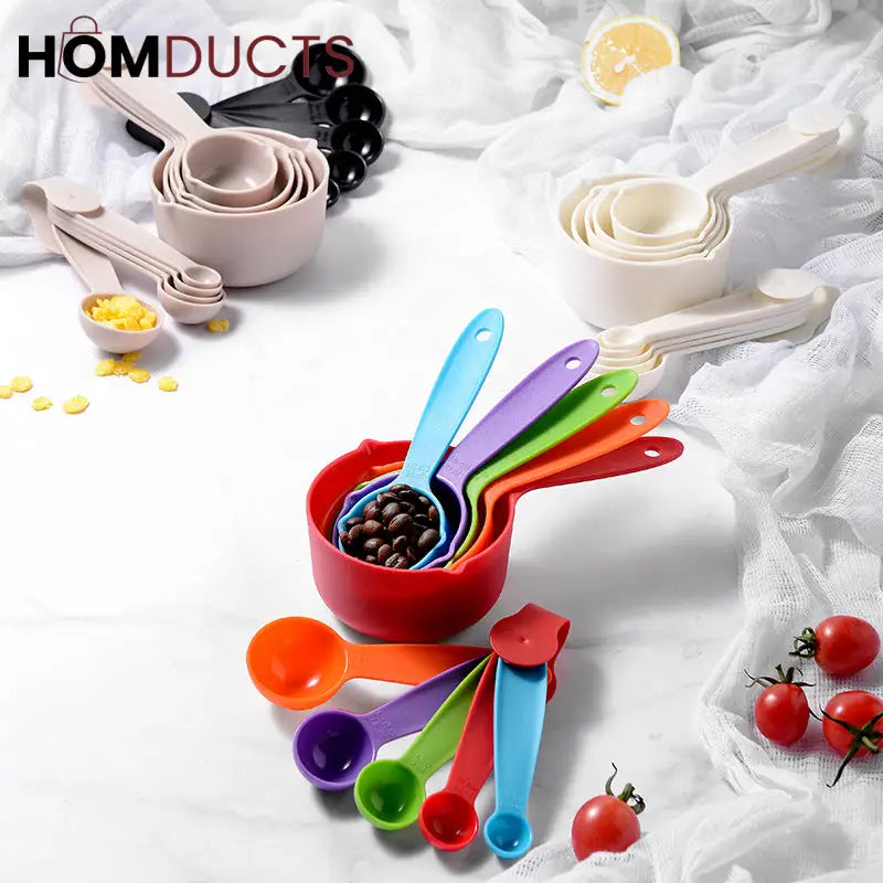 10Pcs Measuring Cup And Spoon Set