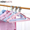 10Pcs Nonslip Metal Clothes Hanger