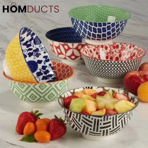 10Pcs Ceramic Bowl Set (Box Packing)