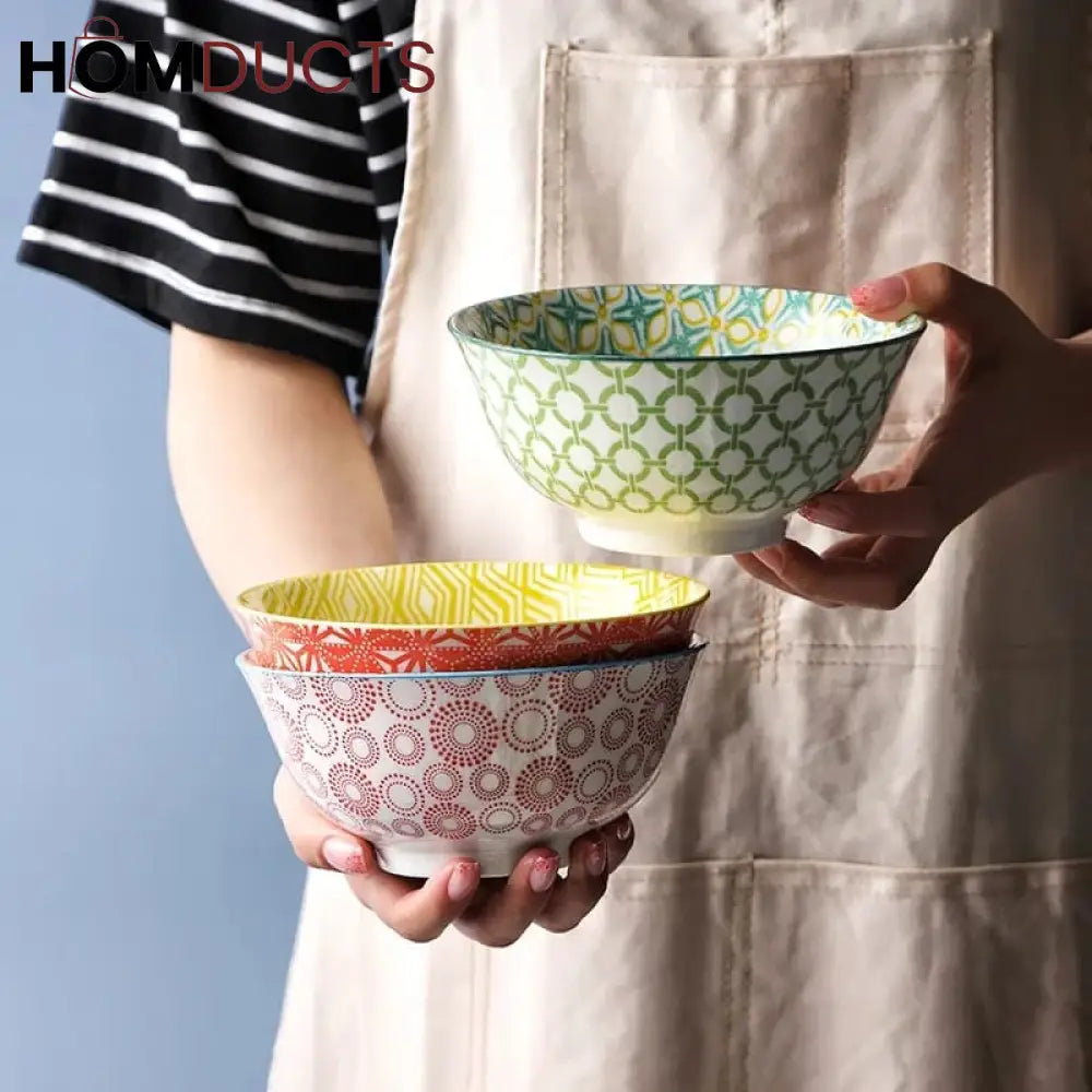 10Pcs Ceramic Bowl Set (Box Packing)