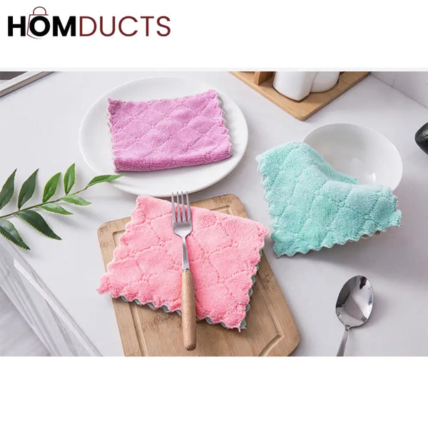 10Pcs Super Absorbent Kitchen Cleaning Towel