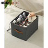 12 Grid Foldable Shoe Storage Box with Transparent Lid & Handles – Space Saving Organizer for Sneakers Heels & Sandals