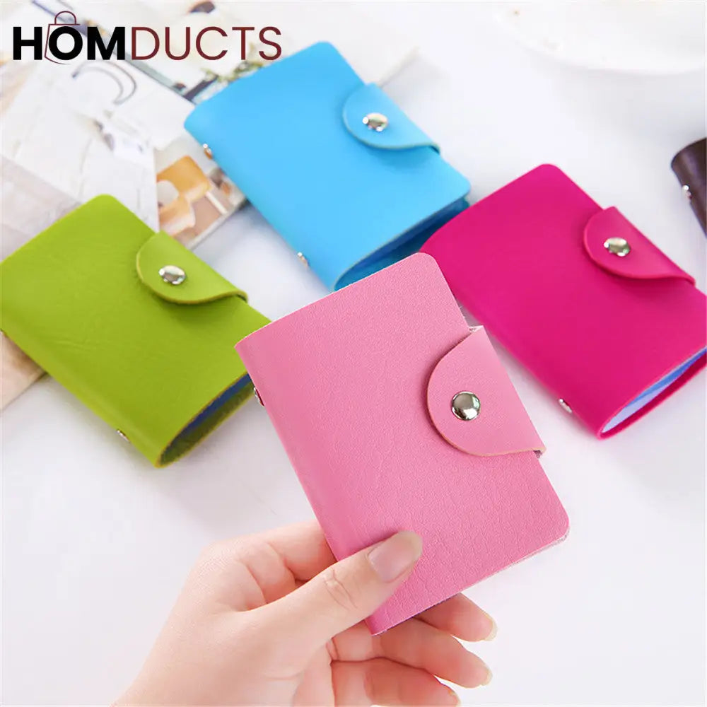 12 Grid Portable Id Card And Credit Holder