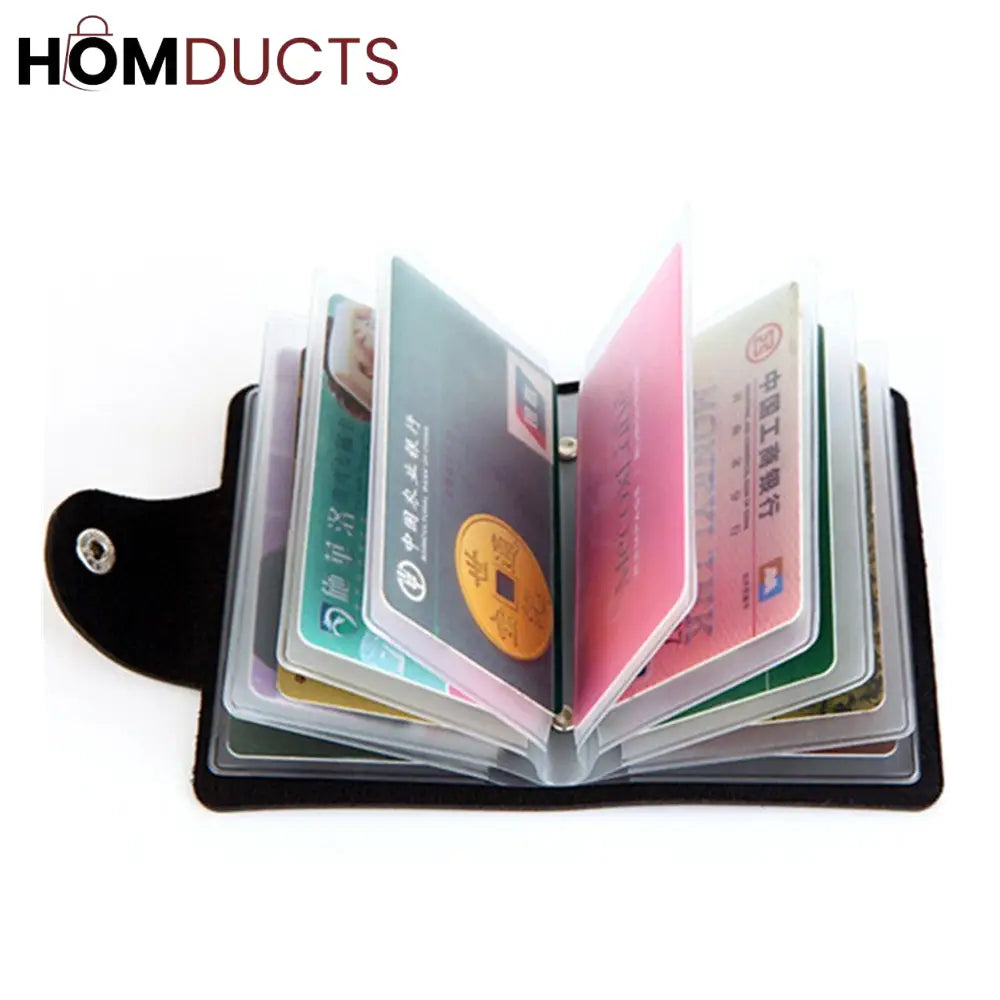 12 Grid Portable Id Card And Credit Holder