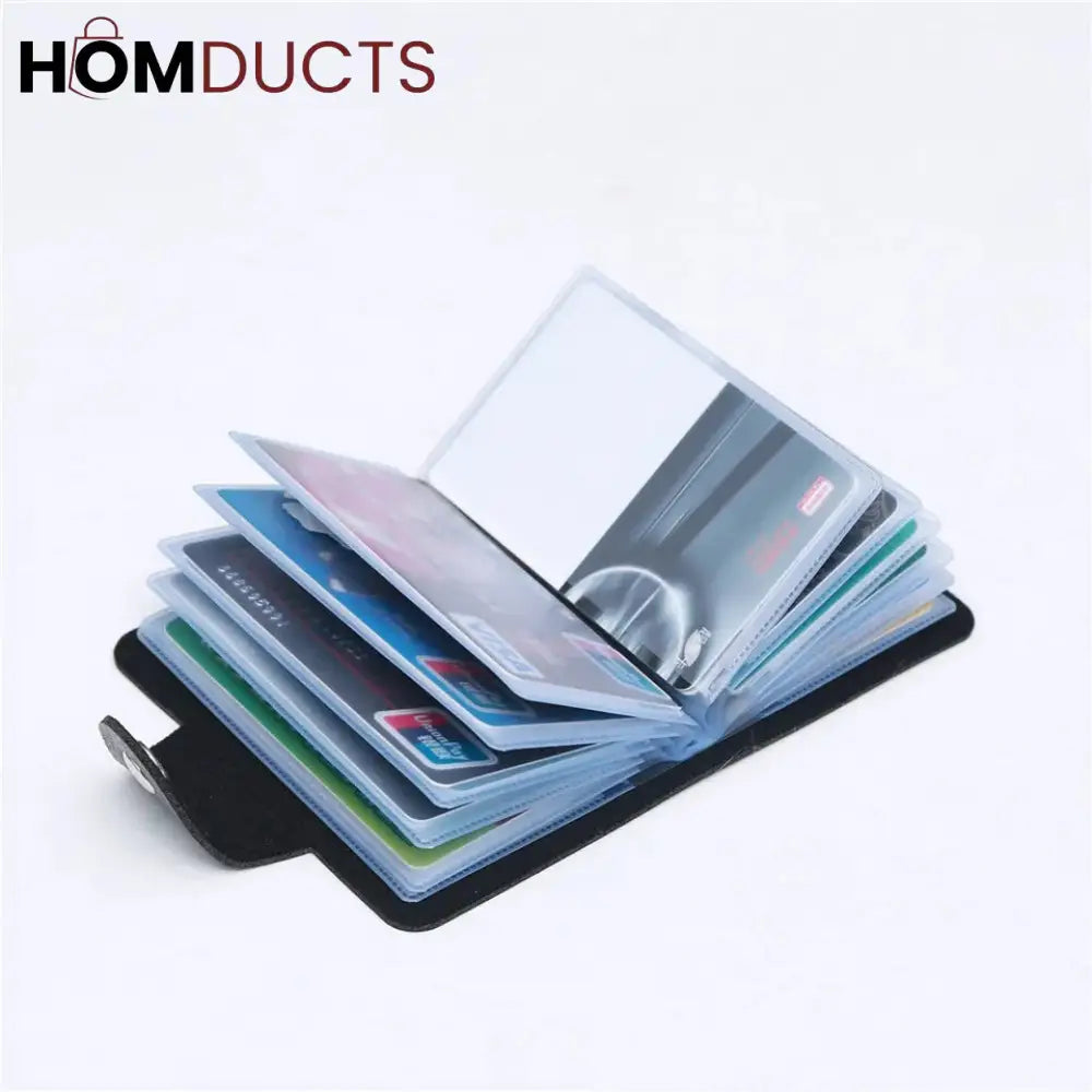 12 Grid Portable Id Card And Credit Holder