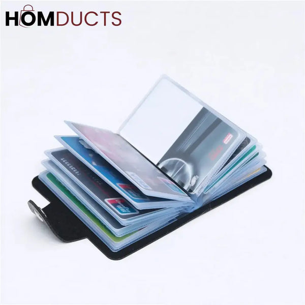 12 Grid Portable Id Card And Credit Holder