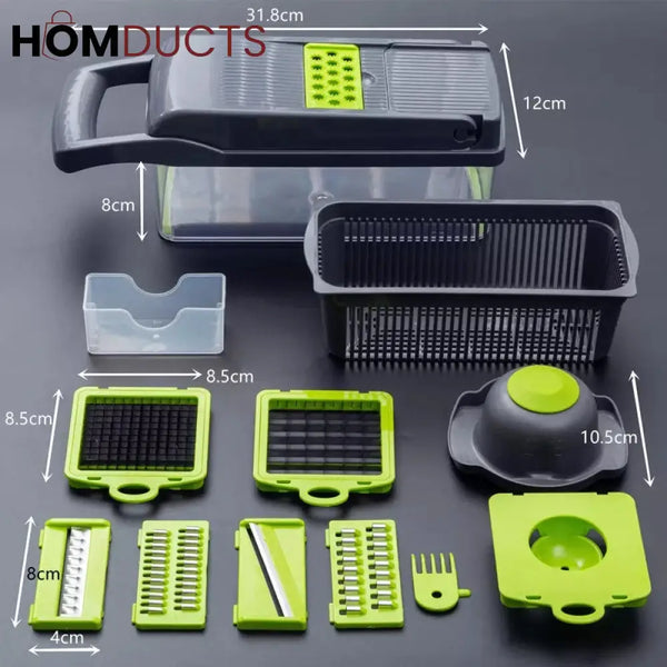 12In1 Multifunctional Vegetable Cutter