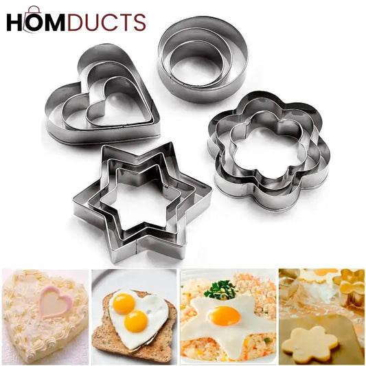 12Pcs Cookie Cutter Set