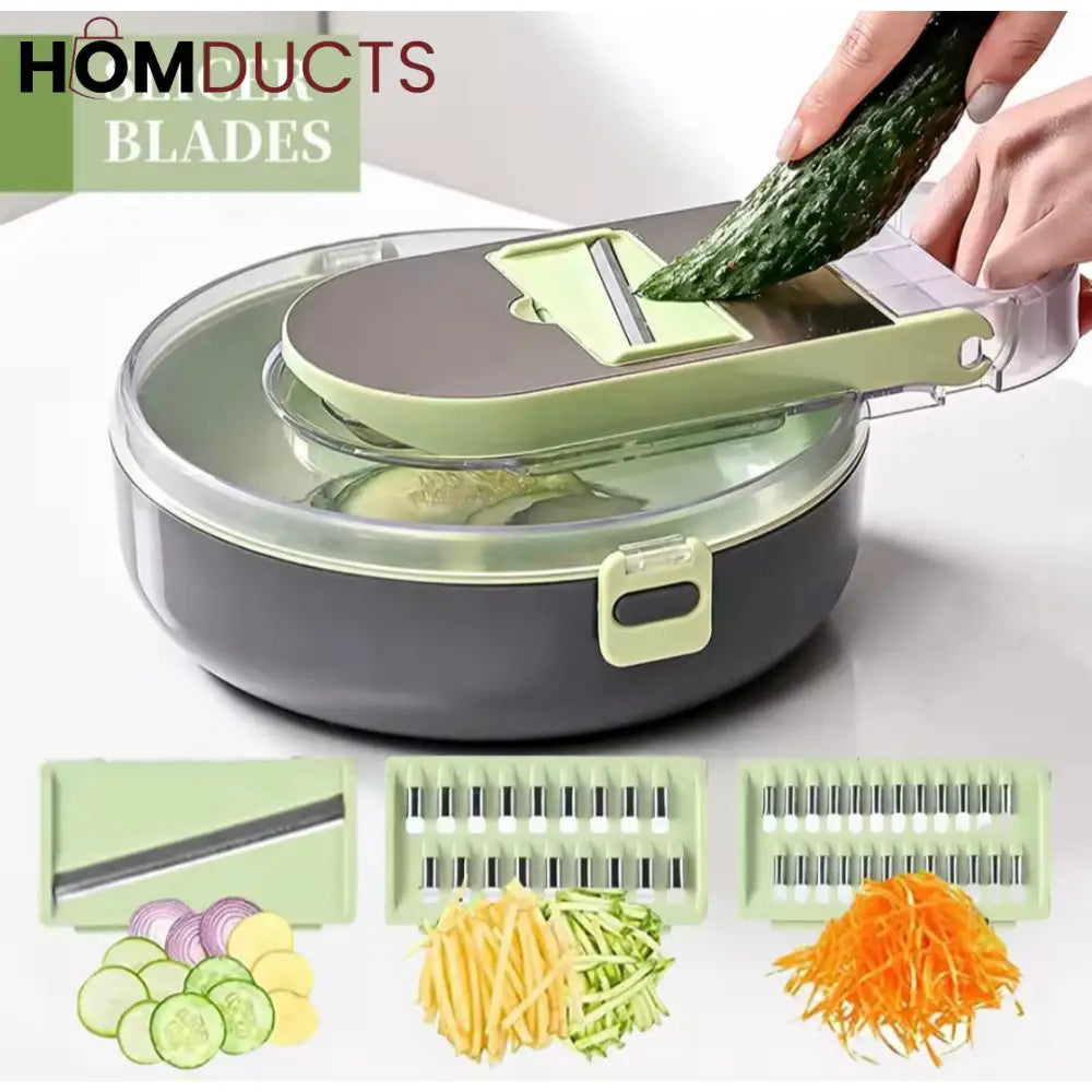 13 in 1 Multifunctional Vegetable Cutter With Drain Basket