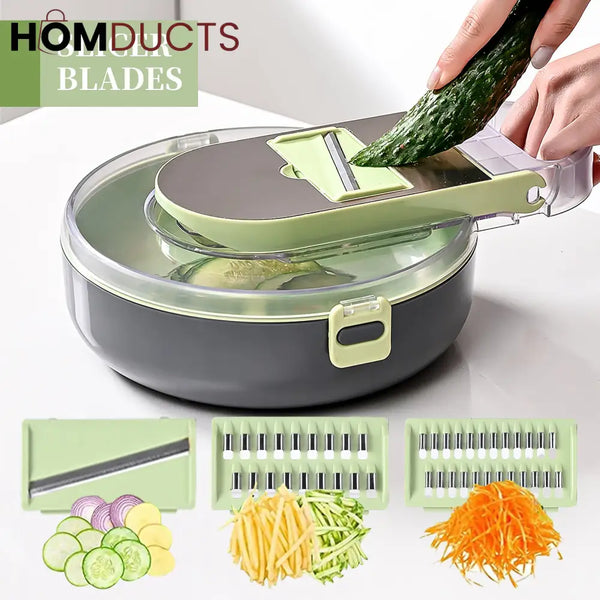 13 in 1 Multifunctional Vegetable Cutter With Drain Basket