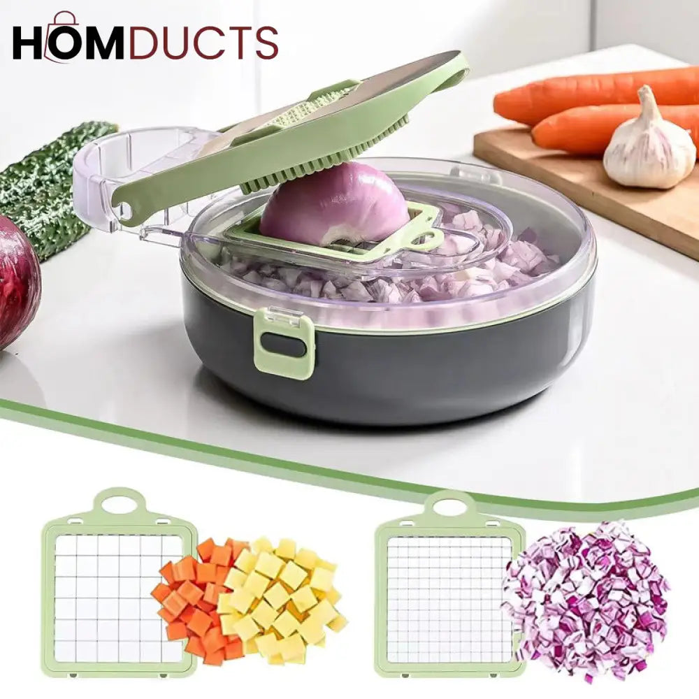 13 in 1 Multifunctional Vegetable Cutter With Drain Basket